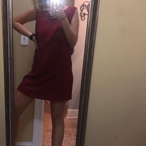 Maroon Dress